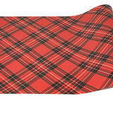 Red Plaid Runner KP8019