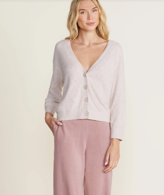 CCL Diamond Pointelle Cardigan