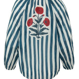 Porto Popover Navy Stripe