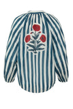 Porto Popover Navy Stripe