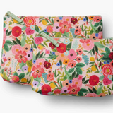 Garden Party Zippered Pouch Set