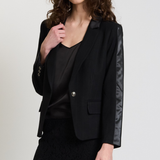 Preston Longline Ponte Jacket-CentralParkWest-CH26-20403W