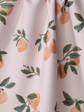 Pretty In Peach Tea Towel
