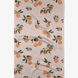 Pretty In Peach Tea Towel