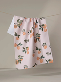 Pretty In Peach Tea Towel