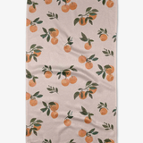 Pretty In Peach Tea Towel
