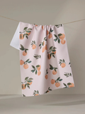 Pretty In Peach Tea Towel