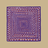 Purple + Orange Scarf_Swells