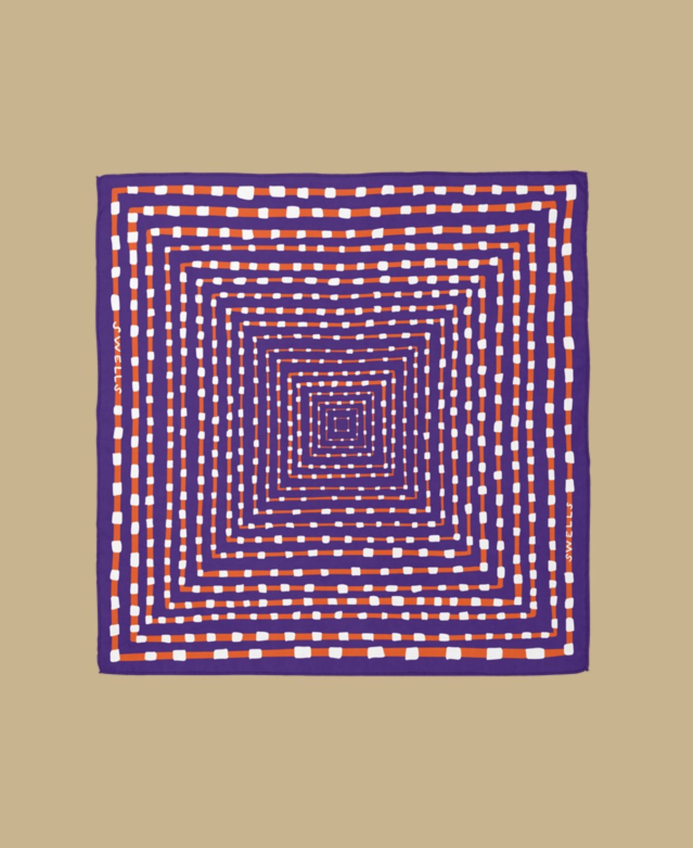 Purple + Orange Scarf_Swells