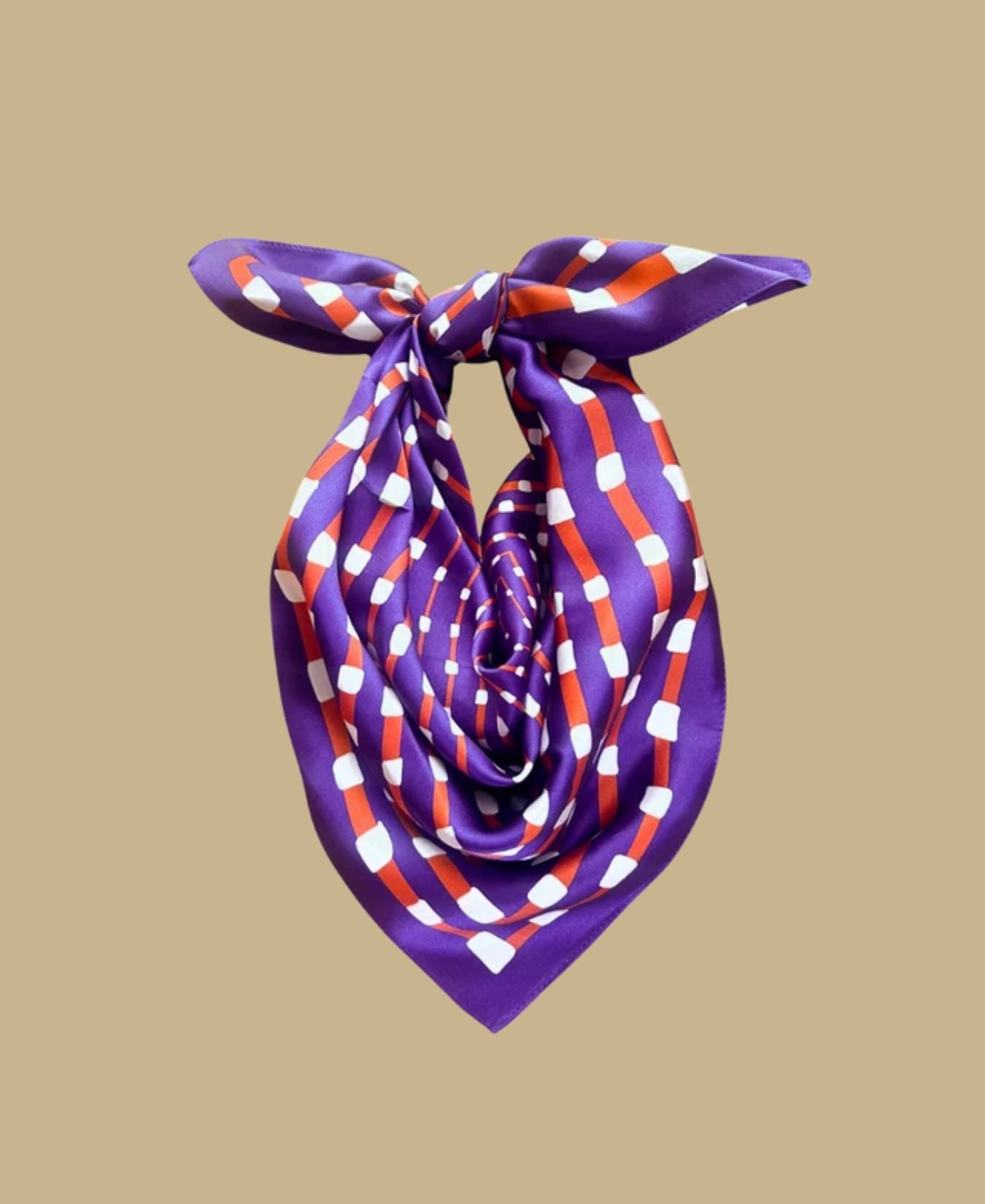 Purple + Orange Scarf_Swells