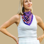 Purple + Orange Scarf_Swells