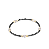Purpose Pearl 4mm Faceted Hematite Bracelet-E Newton-BPURPPE4FHEM