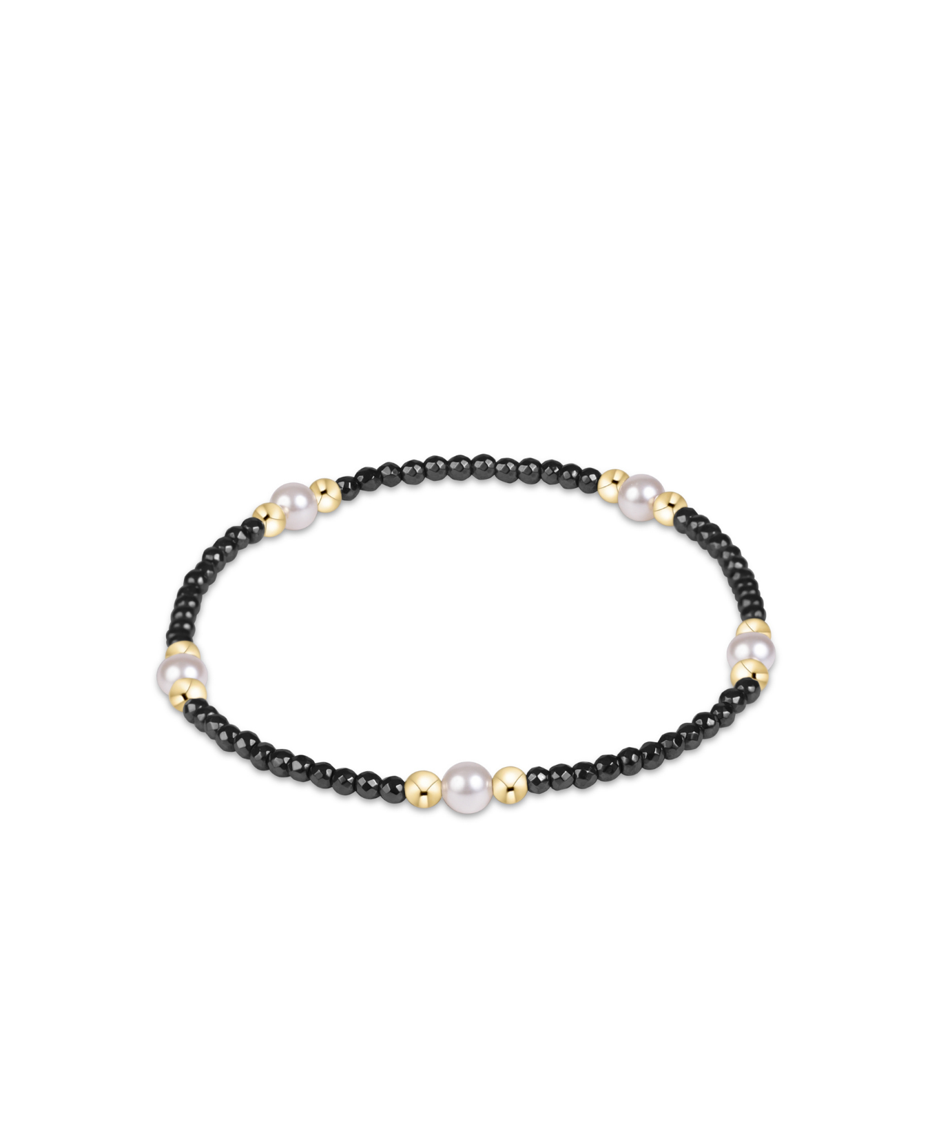Purpose Pearl 4mm Faceted Hematite Bracelet-E Newton-BPURPPE4FHEM