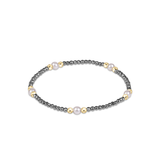 Purpose Pearl 4mm Silver Faceted Hematite Bracelet-E Newton-BPURPPE4SILFHEM
