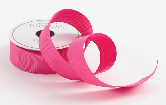 Narrow Grosgrain Ribbon | Fuchsia