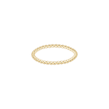 Classic Gold 1.5mm Bead Ring