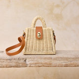 Rattan Crossbody Handbag Petit Ivory