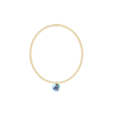 Classic Gold 2mm and 3mm Bracelet Reflection Small Charm