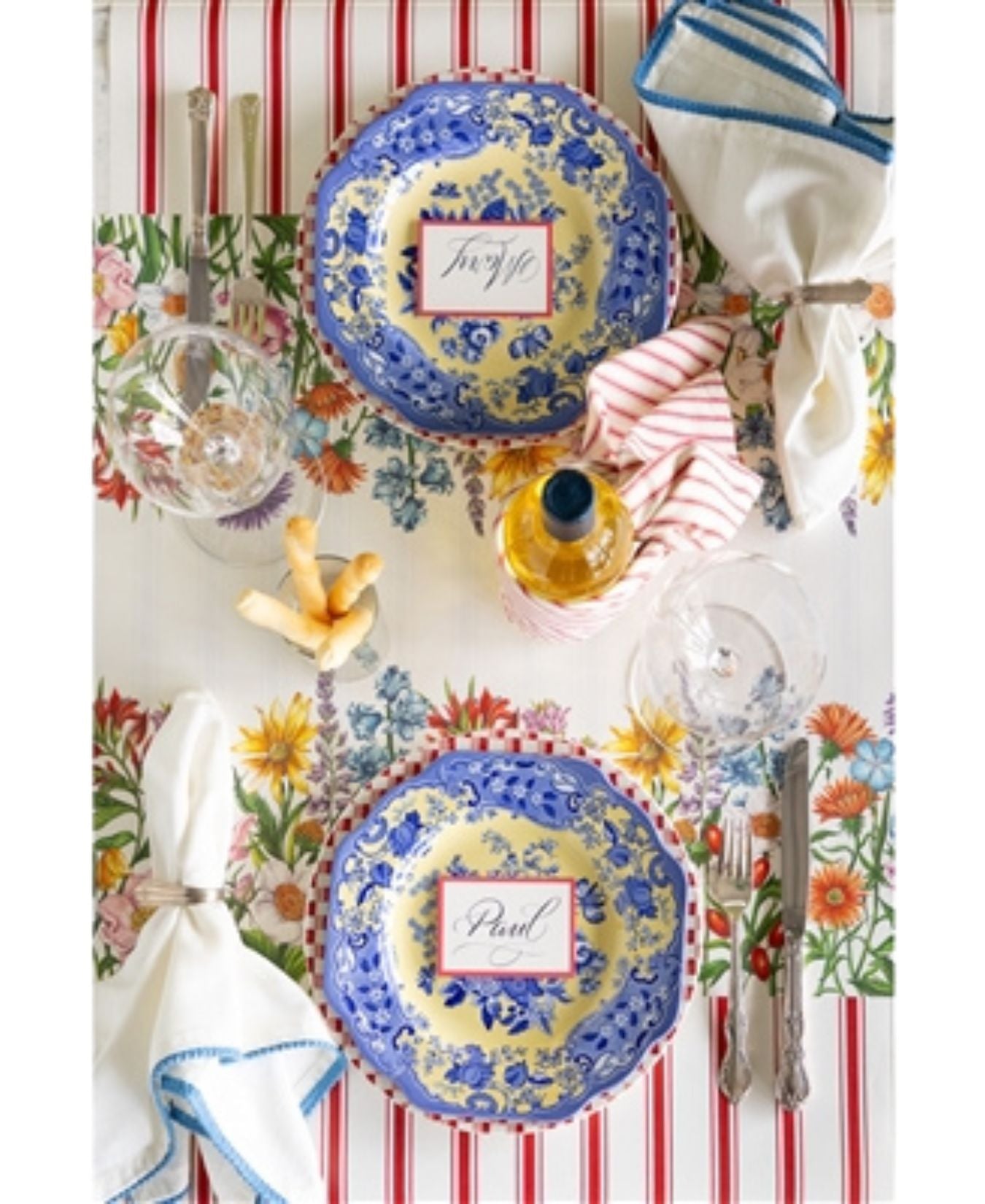 Red Linen Stripe Runner_HesterCook_KP8059