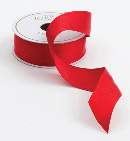 Solid Satin Ribbon | Red