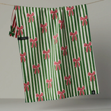 Ribbon Bows Luxe Kitchen Towel-Geometry-TT-DBL-MF-RIBBON-BOWS