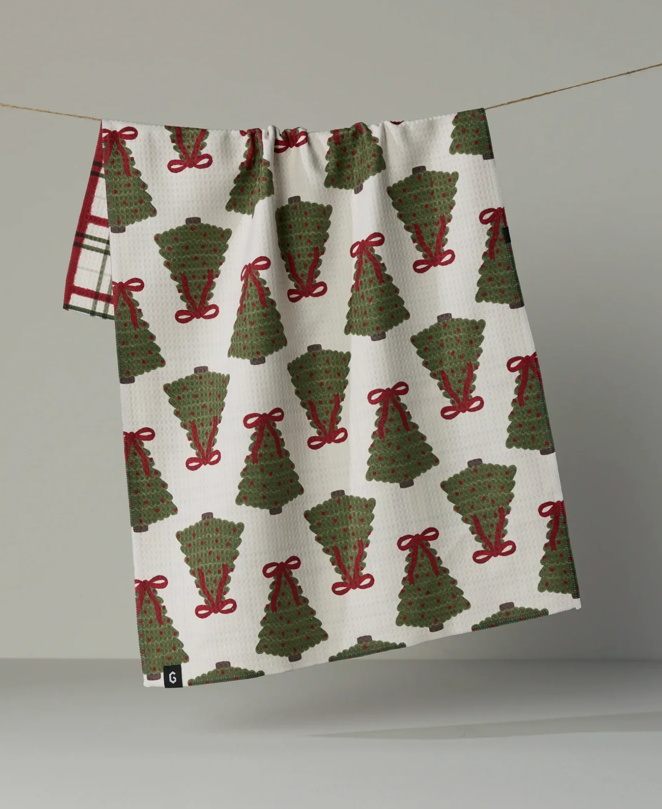 Ribbon Pines Luxe Kitchen Towel-Geometry-TT-DBL-MF-RIBBON-PINES