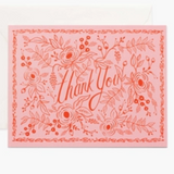 Rose Thank You card