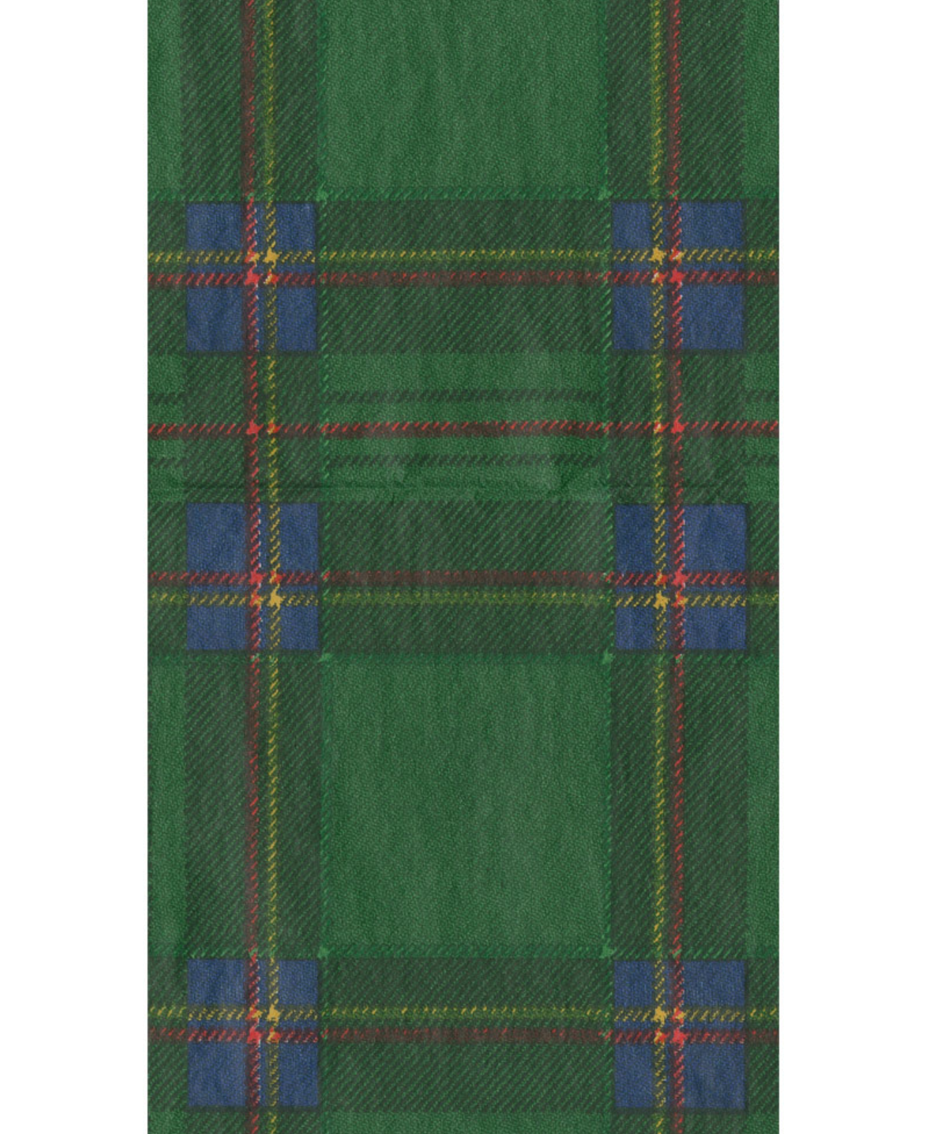 Royal Plaid Green Guest Towel - Package Of 15_Caspari_8811G-GRN