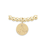 ecollegiate classic gold 3mm bracelet
