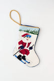 Slopeside Santa Skiing