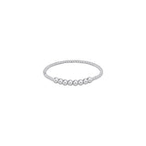 Classic Sterling Beaded Bliss 2.5MM Bead Bracelet 5MM Sterling