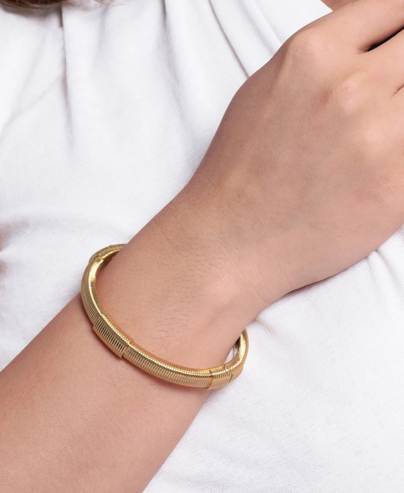 Safari Hinged Bangle-Anabel Aram 
