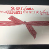 Sorry Santa Naughty Nice Pad