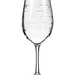 School of Fish All Purpose Stemmed Wine Glass | 18oz-Rolf Glass