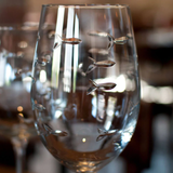 School of Fish All Purpose Stemmed Wine Glass | 18oz-Rolf Glass