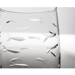 School of Fish All Purpose Stemmed Wine Glass | 18oz-Rolf Glass