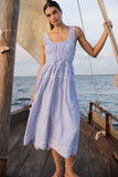 Harper Dress | Sconset Blue