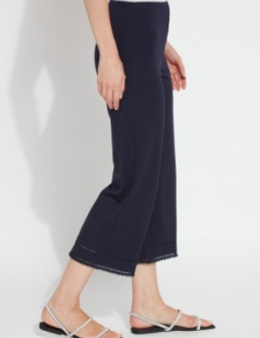 Sienna Wide Leg Crop True Navy