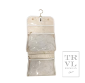 LUXE Bridal Hanging Toiletry Case Woven White