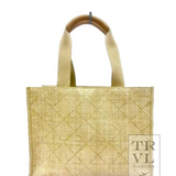 LUXE Bali Straw Tote Oasis Cane Sand