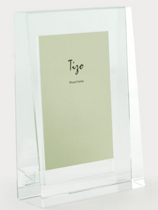 4x6 Crystal Glass Frame - Plain [PH1360-46]