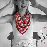 SWELLS Red & Black Gameday Scarf