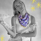 SWELLS Purple & Gold Scarf