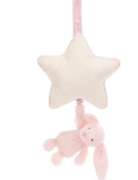 a pink stuffed animal from a star