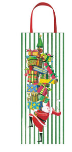 Santa Gift Tower Bottle Bag