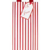 Stripes for Days Bottle Bag (red/white)