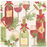 A Christmas Toast Beverage Napkin