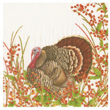 Turkey and Berries Beverage Napkin