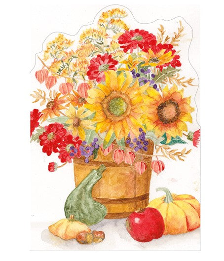 Autumn Arrangement Thanksgiving Greeting Card