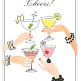 Cheers Cocktail - Birthday Card